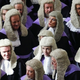 British judges wearing traditional British judge garb. Photo: Getty